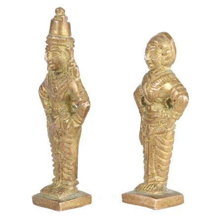 Brass Laxmi Narayan Statue