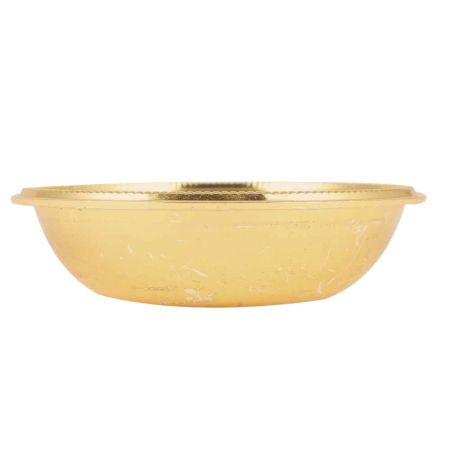 Handmade Golden Kansa Or Brass Bowl
