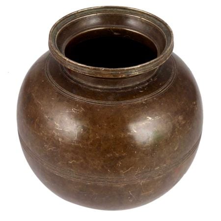 Brass Heavy Bottomed Round Pot