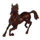 Brass Galloping Statue In Copper Finish