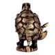 Brass Figurine Of Turtle Holding An Axe