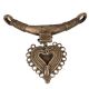 Brass Dhokra Heart Round Necklace