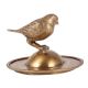 Brass Bird On A Raised Ball Plate