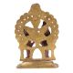 Brass Vishnu Laxmi Narayan Murti Standing With Decorative Arch