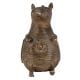 Brass Dhokra Kangaroo With Child Statue