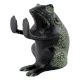 Two Black Brass Frogs Bookends For Your Shelves