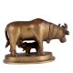 Brass Kamdhenu Cow And Calf Statue