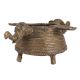 Brass Elephant Dhokra Ashtray