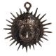 Brass Surya Sun God Wall HangingÂ  In Black