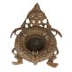 Brass Tibetan Deity Ash Tray