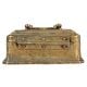 Brass Trinket Box  with Hinged Lid And Latch