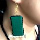 Green MetalicÂ CombinationÂ NeckpieceÂ WithÂ EarringsÂ Set