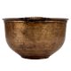 Simple Brass Bowl In Antique Finish