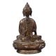 Brass Shakyamuni Buddha Statue In Dark Finish