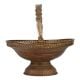 Brass Pooja Flower Basket With Handle