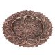 Copper Embossed Ashtray Floral Design