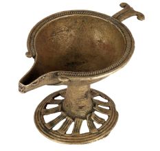 Tribal Brass Oil Lamp Diya