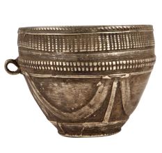 Brass Rice Measuring Pot From West Bengal
