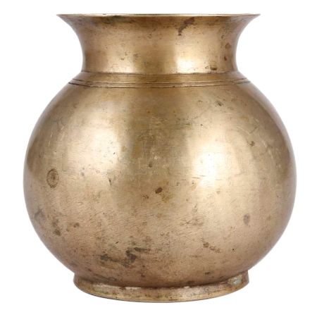 Round Brass Water Pot