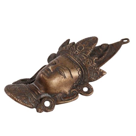 Brass Tara Buddha Face Mask Wall hanging