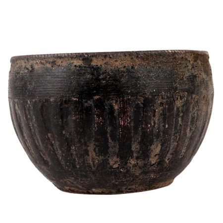 Brass Flower Pot Fluted Design