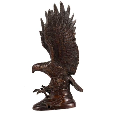 Brass Flying Eagle Statue