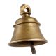 Brass Hanging Bell In Antique Finish