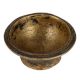 Solid Brass Bowl In Dark Finish