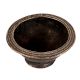 Tribal Style Brass Bowl In Black Finish