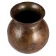 Brass Round Water Storage Pot In Antique Finish