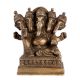 Brass Panchmukhi Ganesh Idol