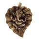 Brass Ganesha On Leaf Wall Hanging