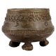 Dhokra Brass Three Legged Pen Stand
