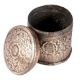 Copper Round Storage Floral Design