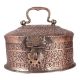 Copper Round Box With Handle
