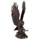 Brass Flying Eagle Statue