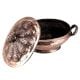 Copper Rice Bowl With Lid And Handles