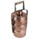 Indian Copper Tiffin Box Or Dabba
