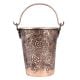 Repouse Floral Design Copper Bucket