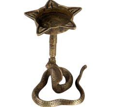 Brass Five Wick Snake Oil Lamp Holder