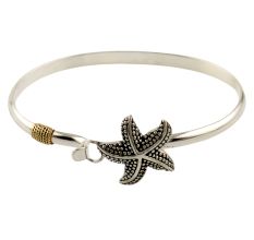 92.5 Sterling Silver Butterfly Charm Bracelet