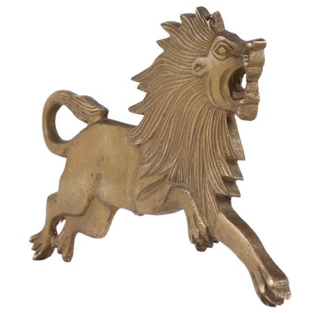Solid brass Lion Statue