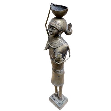 Handmade Brass Tribal Lady with Kid