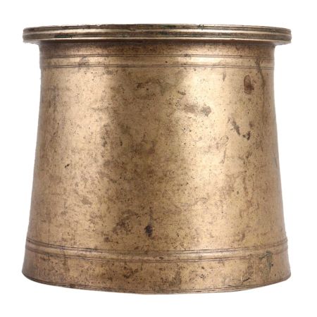 Engraved CopperÂ Bowl In Antique Gold Finish