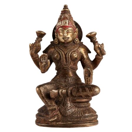 Sitting Statue of Goddess Lakshmi Ji