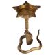 Golden BrassÂ Naga Cobra Five WickÂ Oil Lamp