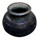 Old Matki Water Pot With Black Finish