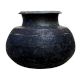 Old Matki Water Pot With Black Finish