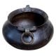 Old-fashioned Brass Fireplace Cooking Pot