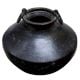 Blackened Brass Water Storage Matka Ghada With Handles